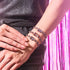 Bracelet Licorne Violet | Argent | Ours Double Shimmer